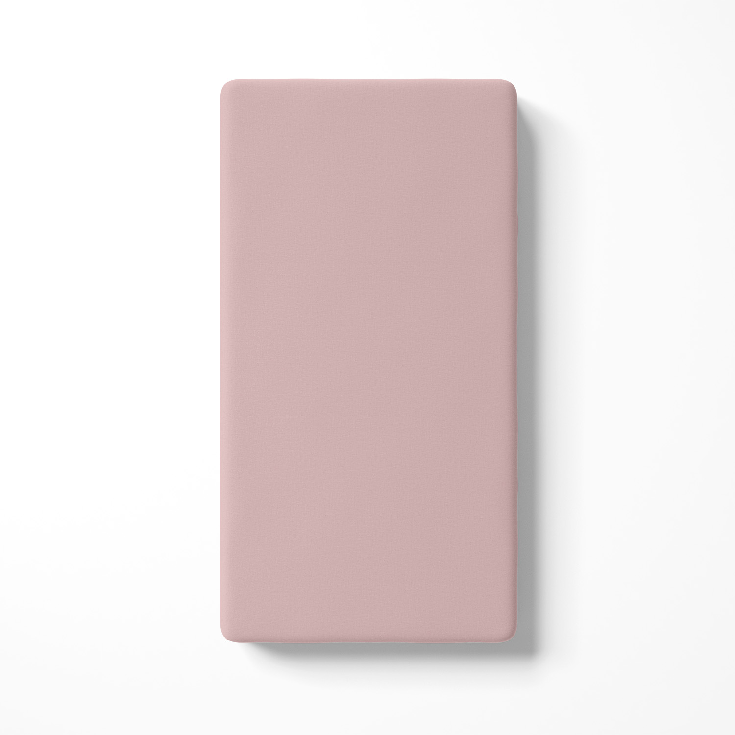 Açık Pudra Pembe Poplin Kumaş Bebek Lastiksiz Çarşaf