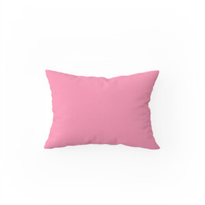 Pembe Poplin Kumaş Bebek Yastık Kılıfı