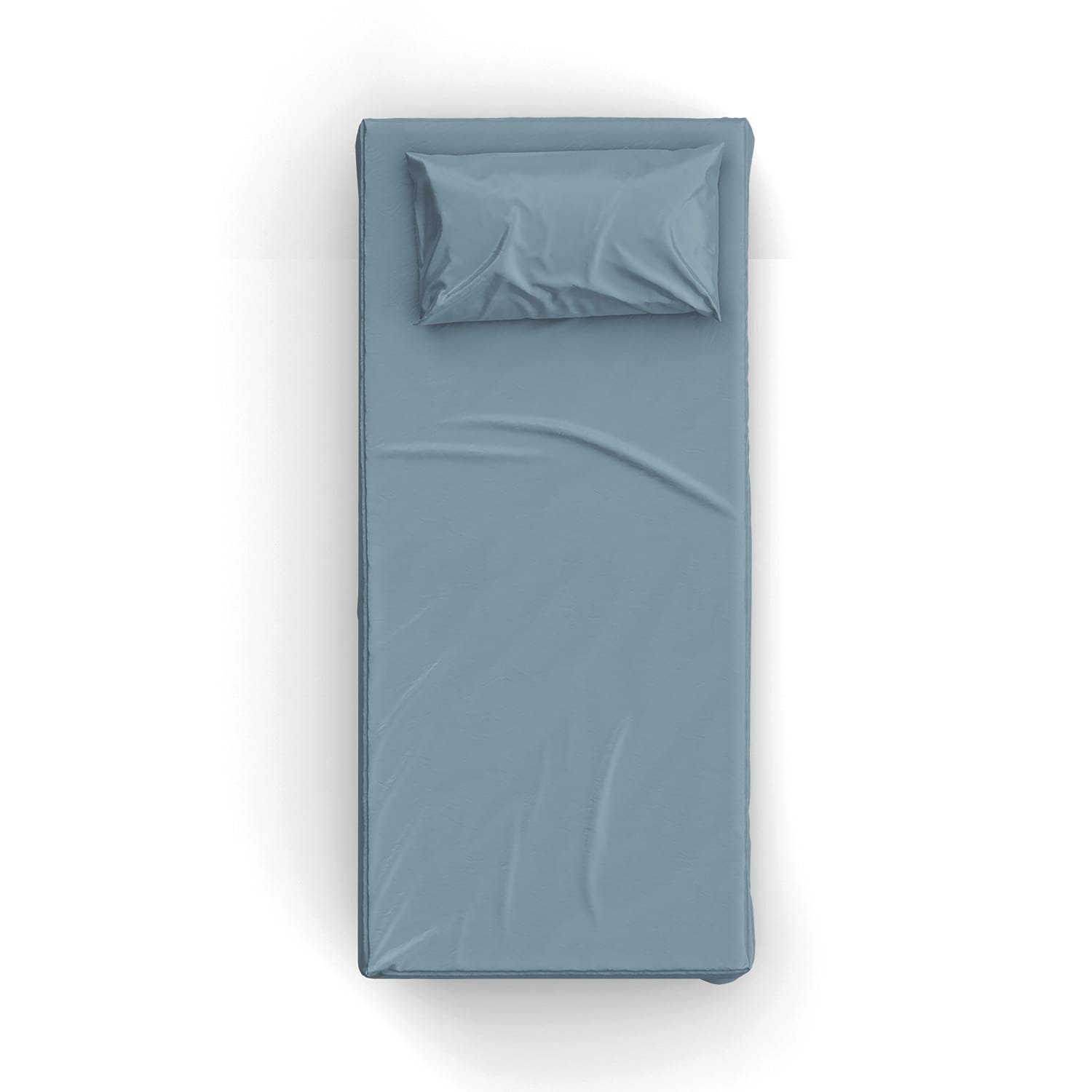 Açık İndigo Poplin Kumaş Tek Kişilik Çarşaf Seti Açık İndigo Poplin Kumaş Tek Kişilik Çarşaf Seti - Görsel 1