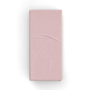 Açık Pudra Pembe Poplin Kumaş Tek Kişilik Lastiksiz Çarşaf