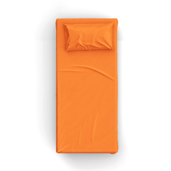 Oranj Poplin Kumaş Tek Kişilik Çarşaf Seti