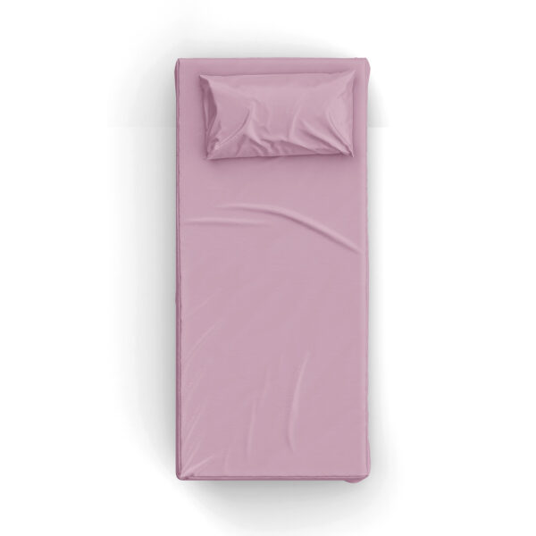 Pembe Lavanta Poplin Kumaş Tek Kişilik Çarşaf Seti