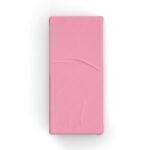 Pembe Poplin Kumaş Tek Kişilik Lastiksiz Çarşaf