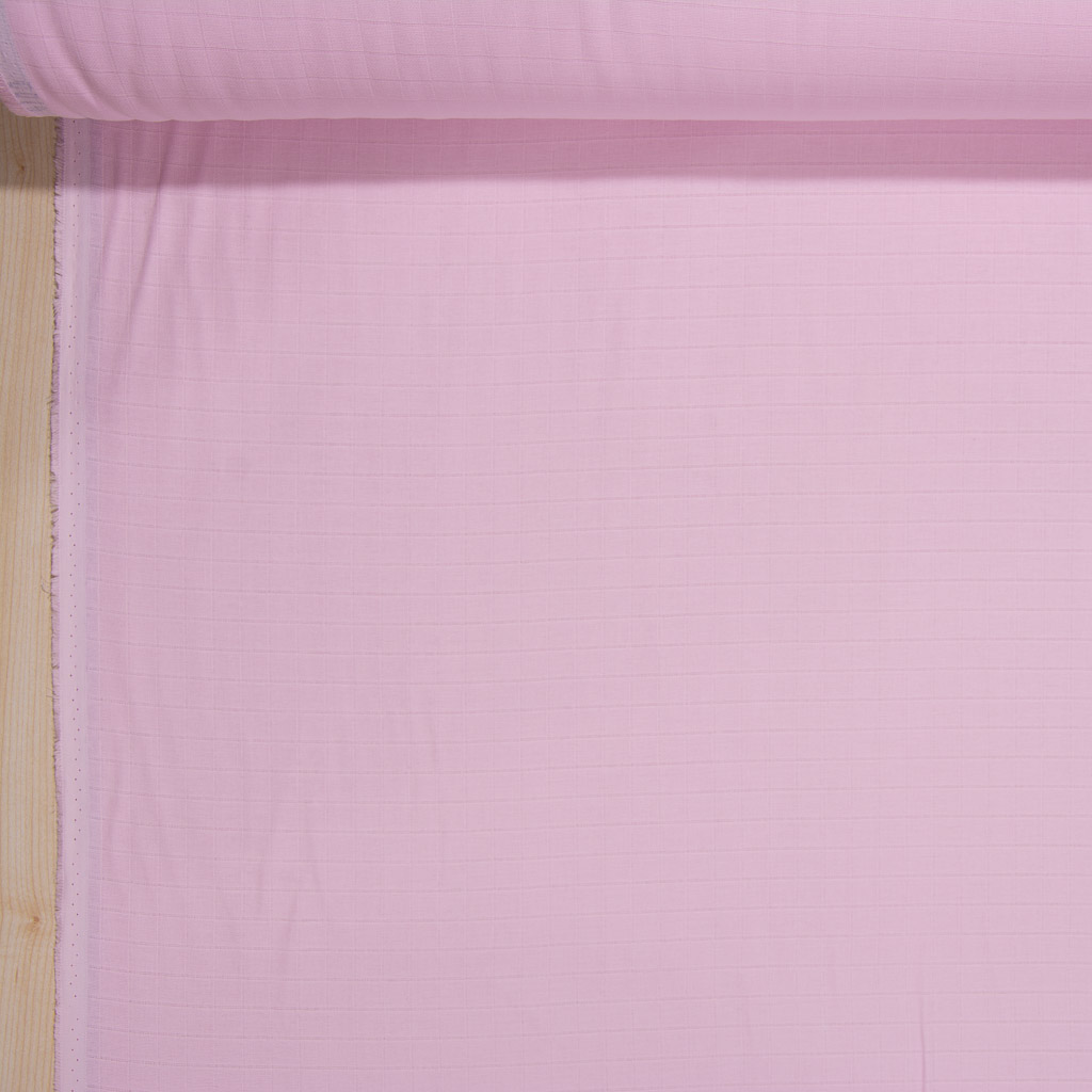 Bebe Pembe 2 Kat Kareli Müslin Bezi Kumaş