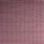 Kareler Bordo Panama Keteni Kumaş - Görsel 2