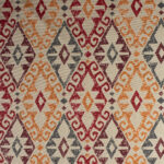 Kilim Kırmızı Duck Bezi Kumaş - Görsel 2
