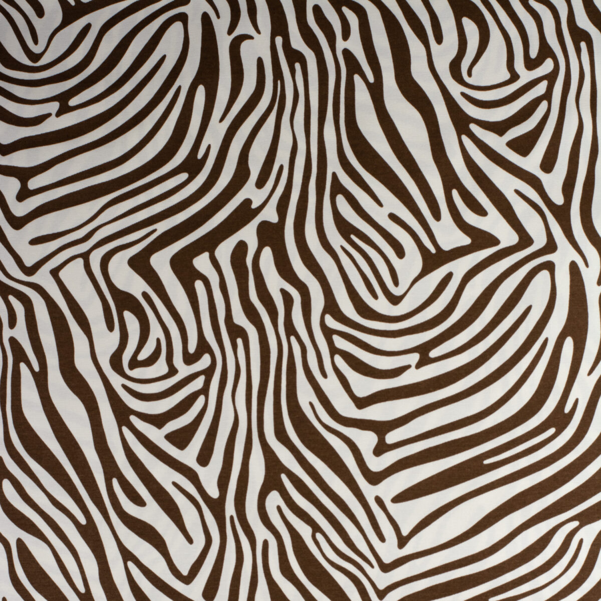 Zebra Kahve Duck Bezi Kumaş - Görsel 2