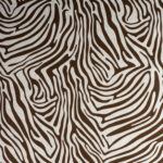 Zebra Kahve Duck Bezi Kumaş - Görsel 2